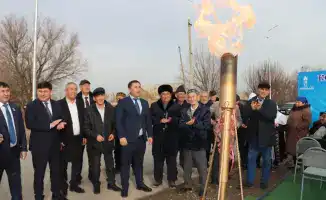 ТУРКЕСТАН: ЖУСАНСАЙ В ОРДАБАСИНСКОМ РАЙОНЕ ОТКРЫВАЕТ ДВЕРИ К ГОЛУБОМУ ТОПЛИВУ