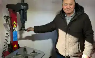 Открытие шиномонтажного сервиса в Жанаталape: поддержка местного предпринимательства и сельского хозяйства через программу "Ауыл аманаты"