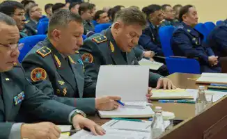 В Национальной гвардии МВД РК состоялся военный совет по итогам года и задачам на будущее
