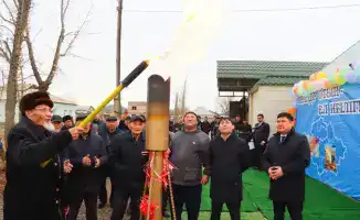 ТУРКЕСТАН: СЕЛО САРЫАРЫҚ ВДОХНУЛОСЬ ЖИЗНЬЮ С ПРИРОДНЫМ ГАЗОМ