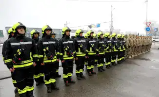 В огненном танце: новейшая экипировка для пожарных Алматинского гарнизона