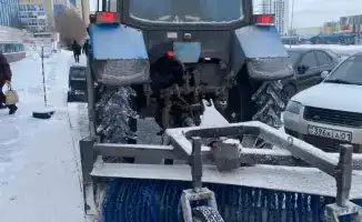 Снегопад в Астане: почти 24 тысячи кубометров!