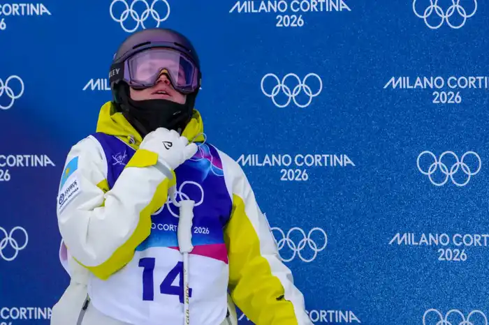 Юлия Галышева и сборная Казахстана выступают на Олимпийских играх в Италии {city2}