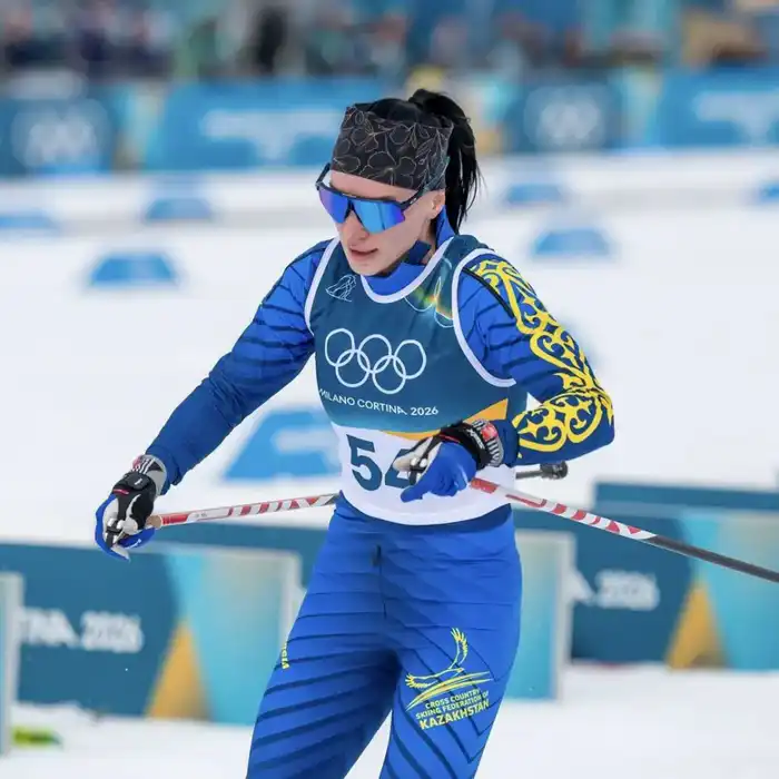 Женская сборная Казахстана командный спринт лыжные гонки Олимпиада Милан {city2}