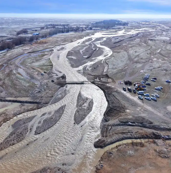 НУРАЛХАН КУШЕРОВ ПОСЕТИЛ САУРАНСКИЙ РАЙОН И ПРОИНСПЕКТИРОВАЛ ХОД ПРОТИВОПАВОДКОВЫХ РАБОТ (4)