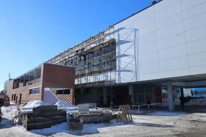 Ход работ по реконструкции здания железнодорожного вокзала (4)