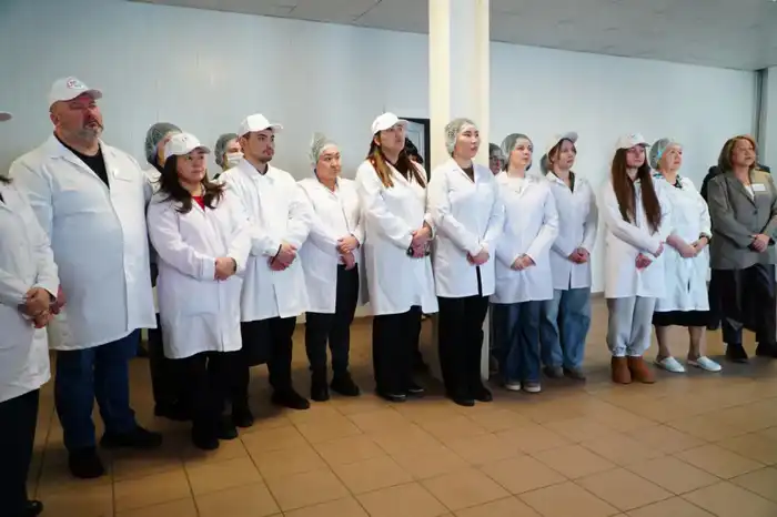 Аким области встретился с коллективом Макинской птицефабрики (8)