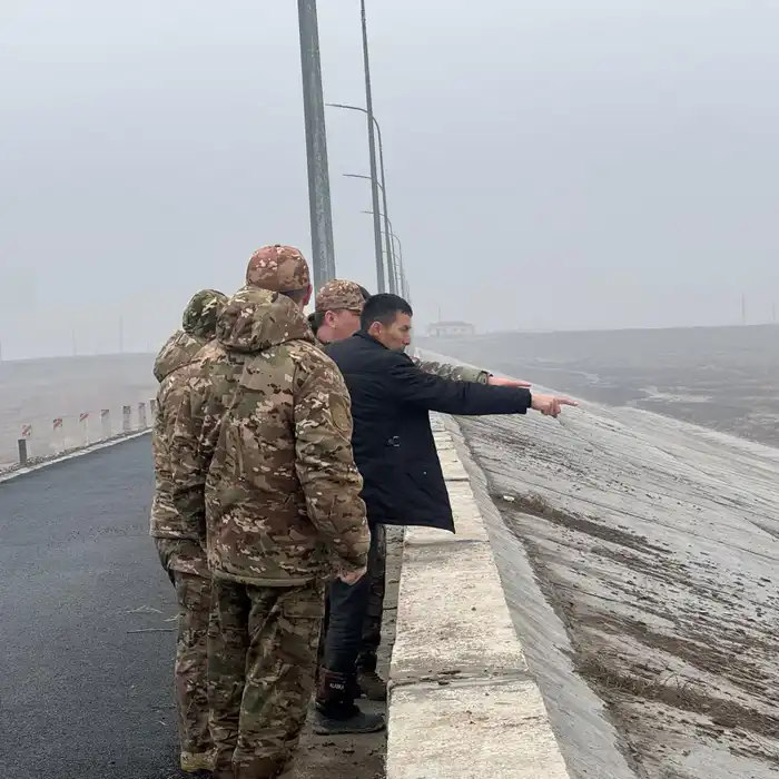 Подготовка к паводковому сезону в Туркестанской области с водохранилищами и спасателями {city2}