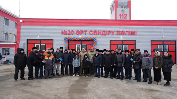 Глава МЧС открыл модернизированную пожарную часть в городе Хромтау (7)