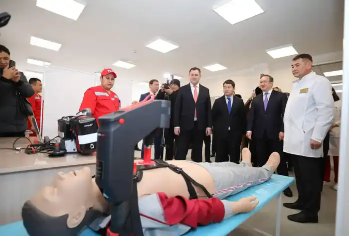 В Мангистау открыли вторую в стране уникальную станцию скорой помощи (10)