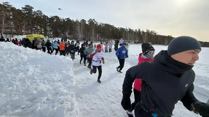 Международный забег на льду «BURABAY ICE - 2026» прошёл на территории Государственного национального природного парка «Бурабай» (6)