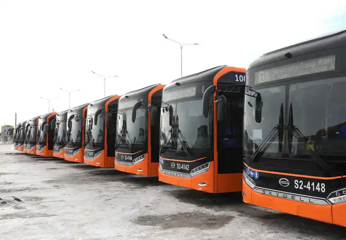 В начале марта в Актобе прибудут еще 11 электробусов (5)