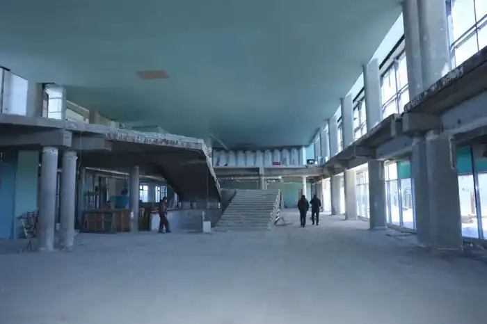 Ход работ по реконструкции здания железнодорожного вокзала (2)