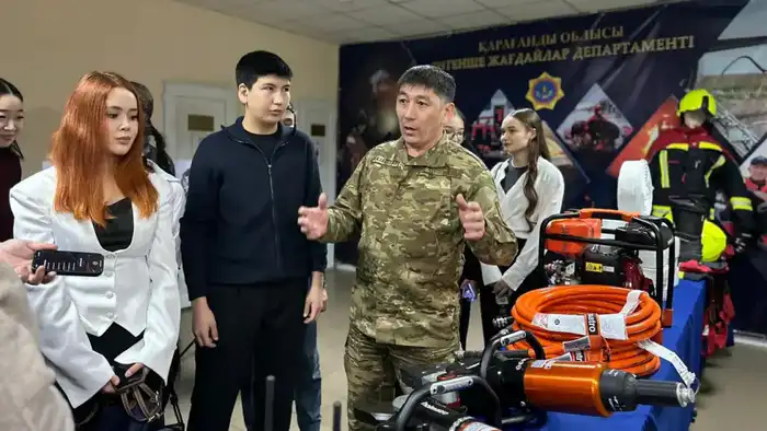 Посещение ДЧС Карагандинской области участниками Азбуки правопорядка {city2}