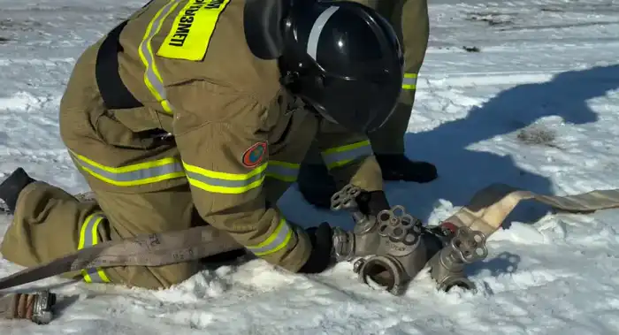 «Ауыл құтқарушылары» укрепляет безопасность села Терисаккан (5)