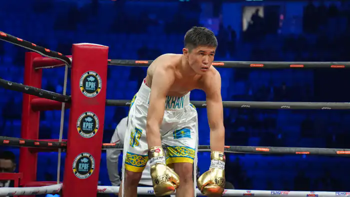 Торехан Сабырхан из Казахстана уверенно прошел в 1/4 финала турнира Boxam Elite {city2}