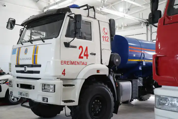 Реновация пожарных частей: Чингис Аринов открыл модульную пожарную часть в городе Ерейментау (10)