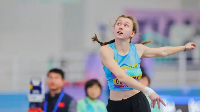 Золото Алии Чистяковой на чемпионате Азии укрепляет позиции Казахстана в легкой атлетике и вдохновляет новое поколение спортсменов {city2}