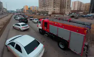 Уступка дороги пожарным в Казахстане акция Жол бер