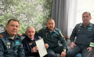 Ветеран Второй мировой войны Василий Григораш отметил 100-летие в Павлодаре