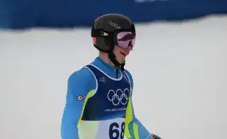 Ростислав Хохлов не завершил слалом на Олимпийских играх в Милане из-за погодных условий