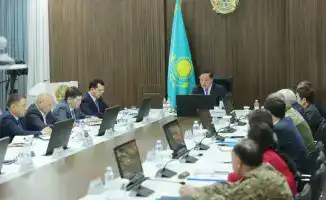 Собрание оперативного штаба в Жамбылской области: меры по противодействию сильному снегопаду