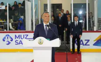 Спортивные матчи в Туркестане: единение через хоккей и искусство против терроризма