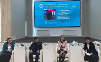 Депутаты маслихотов встретились с молодежью в Атырауском политехническом колледже в рамках Всемирного дня выборов