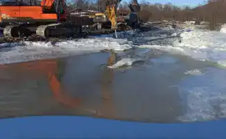 Подготовка к весенним паводкам в Казахстане: очистка 110 км русел рек для предотвращения затоплений