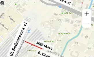 Ограничение движения на улице Сокпакбаева в Астане с 17 февраля по 15 марта из-за дорожных работ