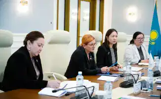 Обсуждение сотрудничества между Конституционным Судом Казахстана и ПРООН: акцент на доступ женщин к правосудию в Центральной Азии