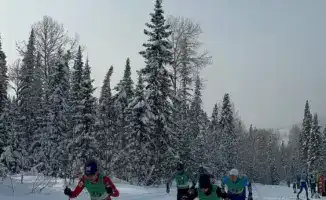 Первый тур лыжного чемпионата в Риддере