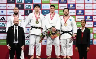 Казахстанские дзюдоисты завоевали три бронзы на этапе Grand Slam в Париже