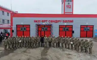В Хромтау открыта модернизированная пожарная часть с современным оборудованием