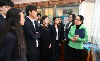 Экскурсия школьников в МИД Казахстана