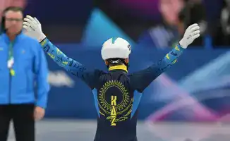 Денис Никиша из Казахстана на Олимпиаде в Италии