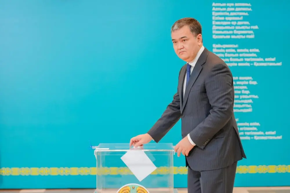 Касымбек на референдуме: голосование в столице! {city2}