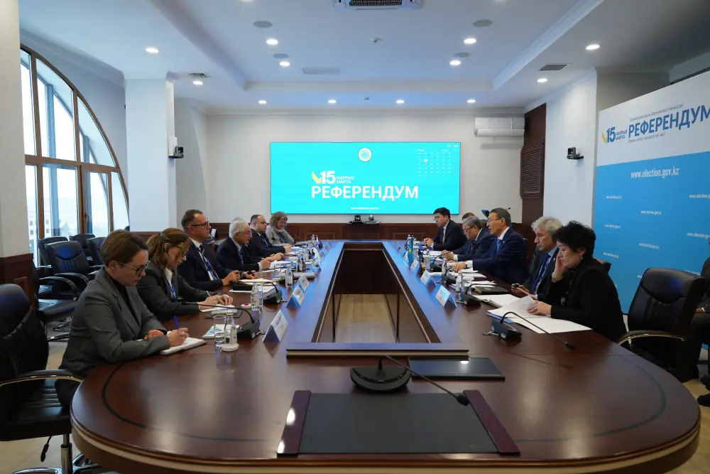 Встреча Председателя ЦКР с Главой Миссии БДИПЧ ОБСЕ обсуждение республиканского референдума доступность для граждан с инвалидностью {city2}