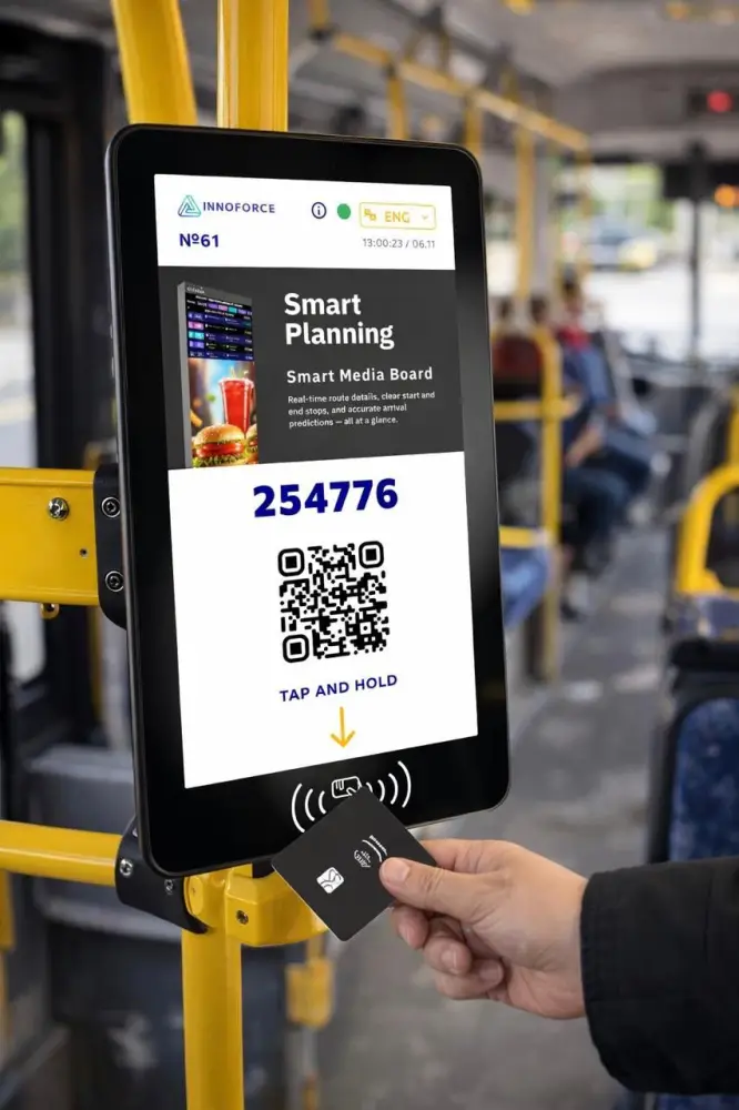 Будущее уже здесь: плати за проезд одним касанием! {city2}