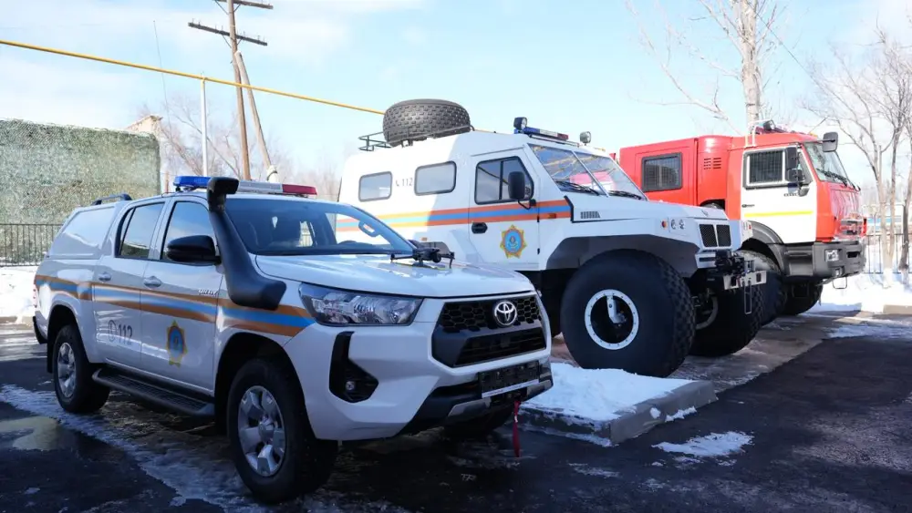 В селе Сарыозек начала работу обновленная пожарная часть (2)