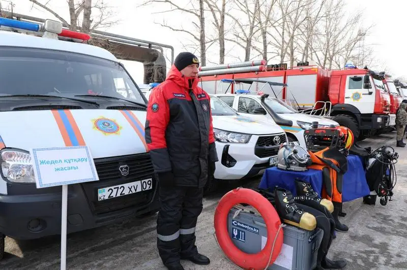 Көктем-2026: в Карагандинской области спасатели отработали алгоритм действий на случай паводка (4)