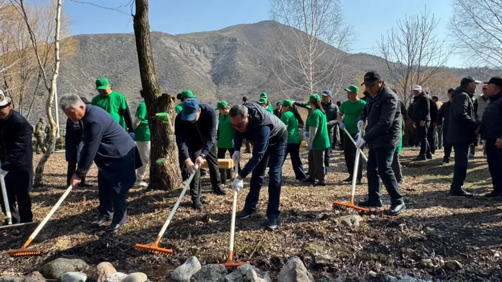 В Алматинской области 1500 человек собрали для участия в экологической акции «Мөлдір бұлақ» {city2}