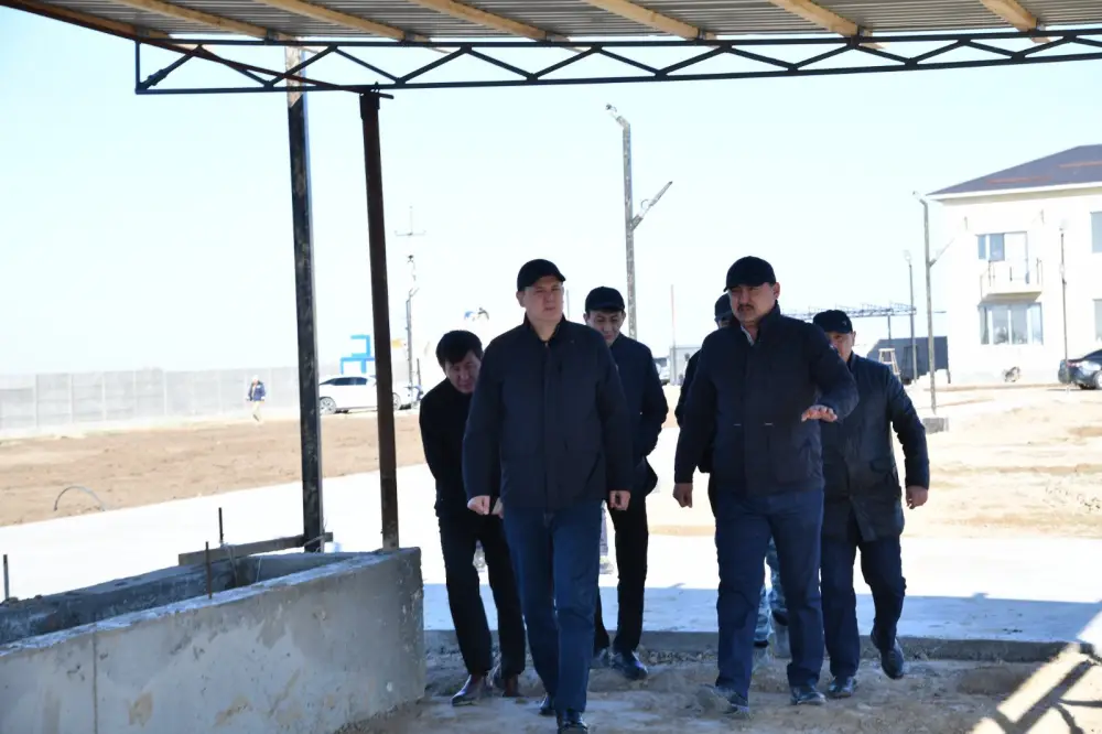 В Отырарском районе строится откормочный комплекс на 5 тысяч голов, что создаст новые рабочие места {city2}