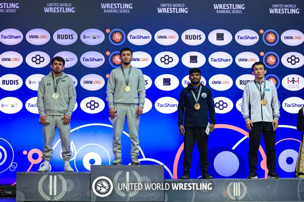 Столичный борец Марлан Мукашев стал бронзовым призером международного турнира (6)