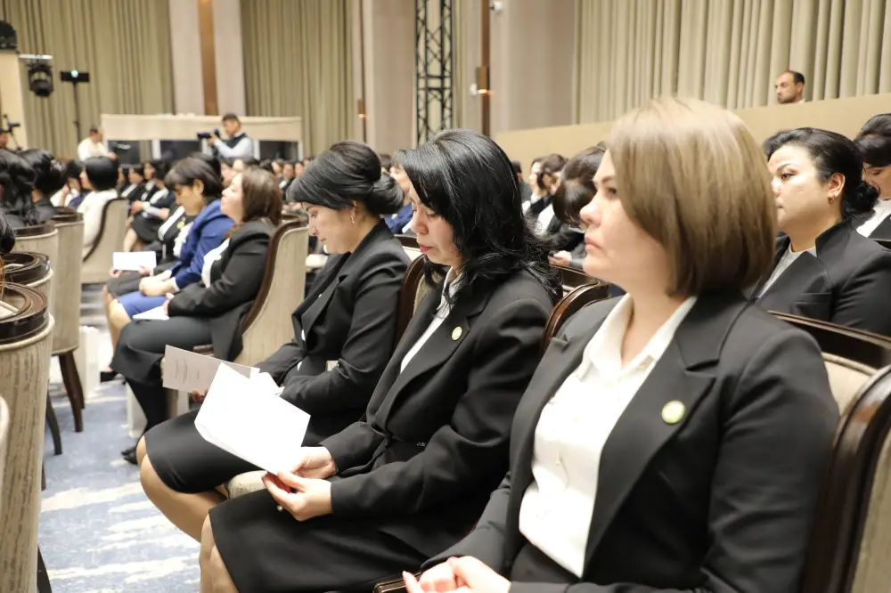 Член Высшего Судебного Совета Салтанат Жунуспекова приняла участие в Международной конференции «Роль женщин-судей в осуществлении правосудия», состоявшейся в городе Ташкент (9)