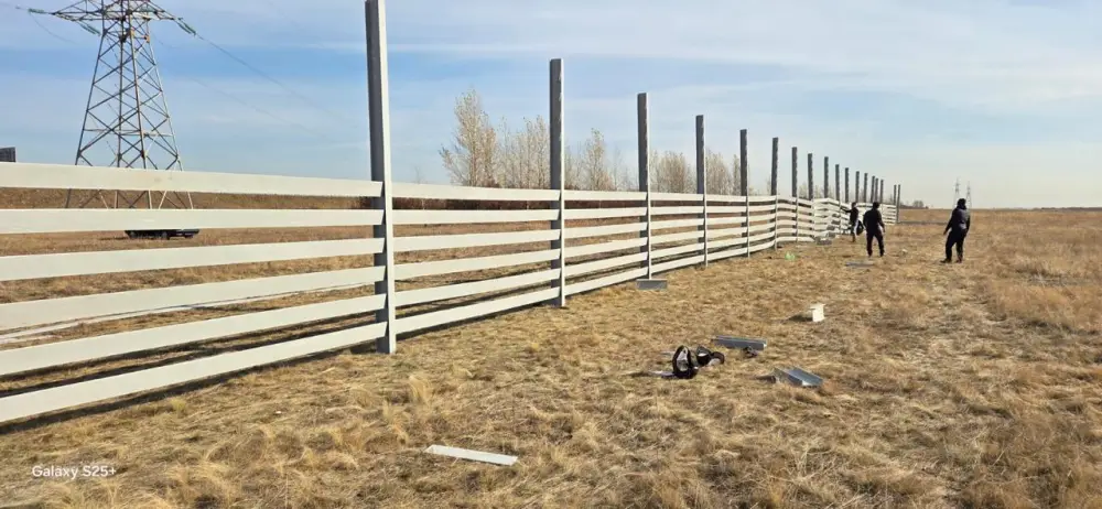 Зима без заносов: на трассе «Астана – Кокшетау» тестируют новую снегозащитную систему (6)