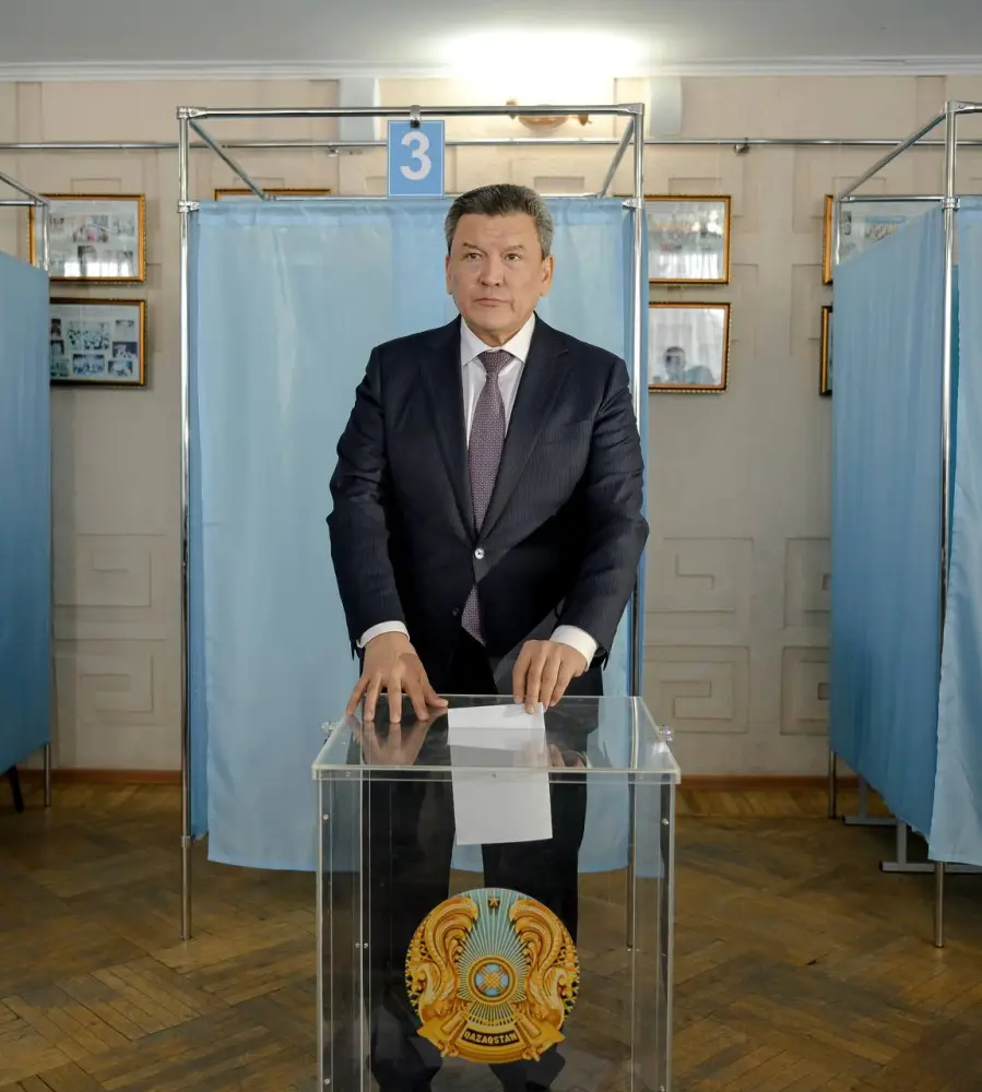 Высокая активность избирателей на референдуме в Северо-Казахстанской области {city2}