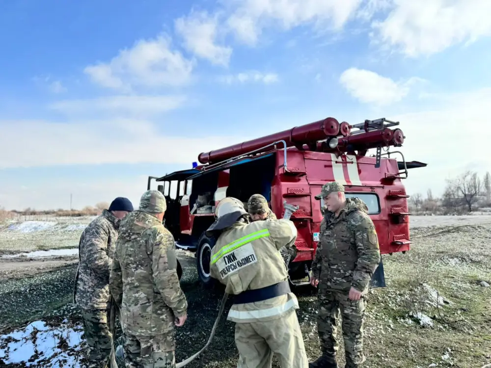 Открытие добровольных пунктов пожаротушения в Жамбылской области улучшает оперативность реагирования на пожары в сельской местности {city2}
