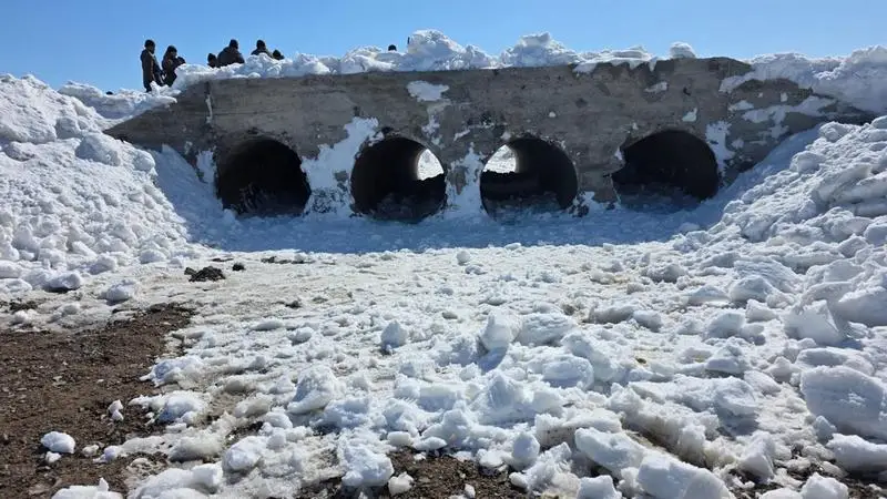 К жителям Карагандинской области обратились из-за резкого таяния снега (7)
