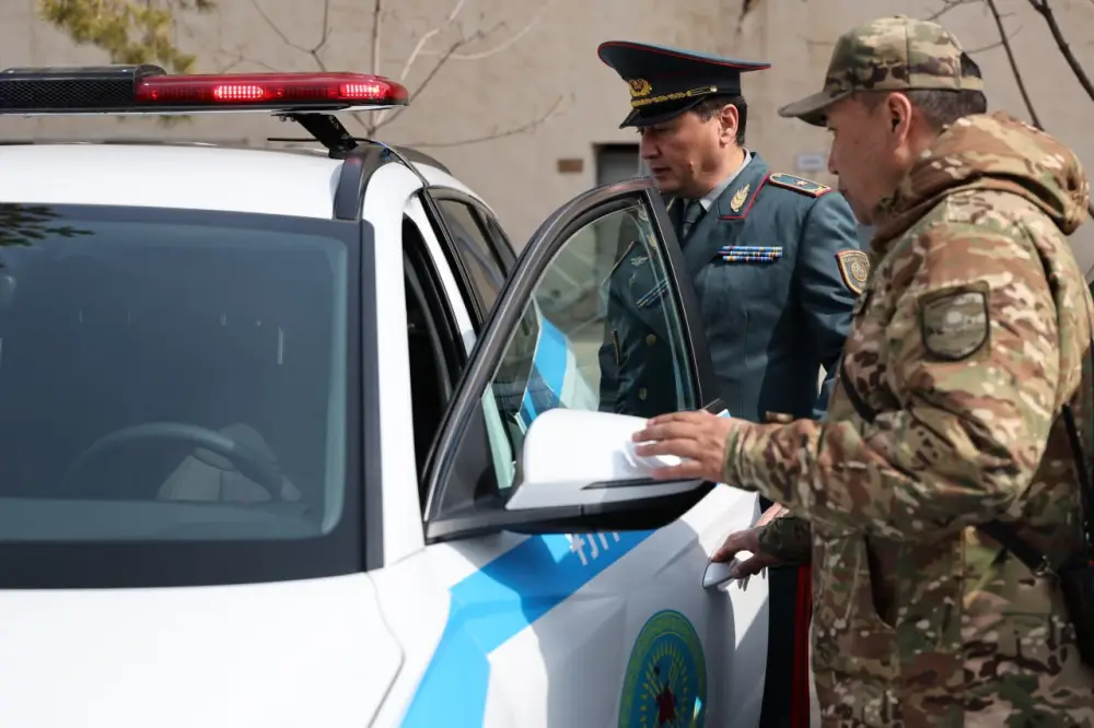 Национальная гвардия обновила автопарк современными патрулями в преддверии Наурыза {city2}